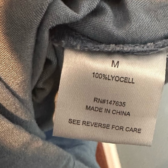 Romeo & Juliet Couture Light Blue Denim/Chambray Sleeveless Shorts Romper - Picture 7 of 7